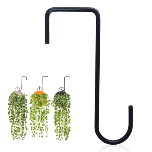 Weppduk Zaunhaken, Stahlzaun-Blumentopfaufhänger | Stahlzaun-Aufhänger | Outdoor-Windspiel-Girlande, Vogelfutter-Aufhänger, Terrassenhaken, schwarze Zaunhalterung für drinnen und draußen Weppduk Zaunhaken, Stahlzaun-Blumentopfaufhänger | Stahlzaun-Aufhänger | Outdoor-Windspiel-Girlande, Vogelfutter-Aufhänger, Terrassenhaken, schwarze Zaunhalterung für drinnen und draußen von Weppduk