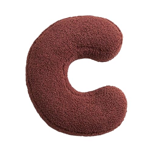 Buchstabekissen 30x38cm Baumwolle Plüsch Buchstaben Wurfkissen 26 Englische Alphabet Überwurfkissen Waschbar Alphabet Buchstabenkissen Für Kinderzimmer WohnzimmerSofa Couchdekorative Kissen von Weqizuerqi