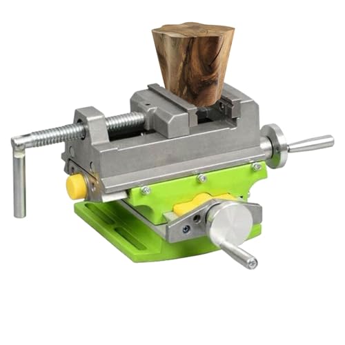Weqizuerqi Bohrmaschinen-Schraubstock – Kreuzschieber-Frässchraubstock klein – robuste Metallbankklemme für Fräsen, Holzbearbeitung, Bohrmaschine Weqizuerqi Bohrmaschinen-Schraubstock – Kreuzschieber-Frässchraubstock klein – robuste Metallbankklemme für Fräsen, Holzbearbeitung, Bohrmaschine von Weqizuerqi