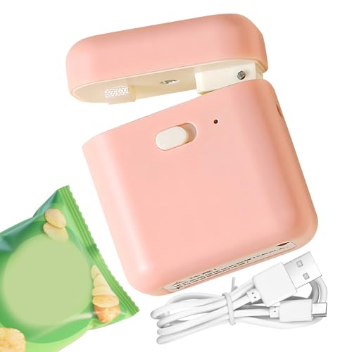 Weqizuerqi Chipbeutel Versiegler - Tragbar Handlicher Snackbeutel Versiegler,Verpackungsgerät Für Sandwiches Picknick Mittagessen Bastelbedarf von Weqizuerqi