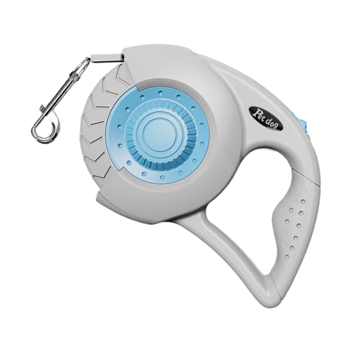 Weqizuerqi Einziehbare Hundeleine,5 Meter Leine Für Nachtspaziergänge - Tragbare Leine Mit Bremse Für Große Und Mittlere Hunderassen | Geeignet Für Große Und Mittelgroße Hunde Im Freien Camping Garten von Weqizuerqi