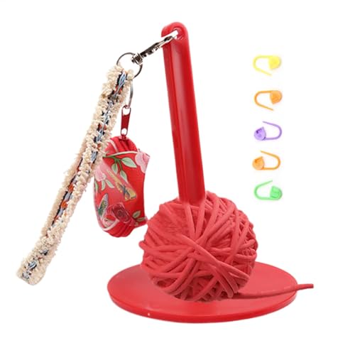 Weqizuerqi Handgelenk-Garnhalter – Garnkugelhalter – Aufbewahrung von Strickzubehör für Bastelliebhaber, Armbandspinner, Häkelball-Organizer, tragbar zum Häkeln Weqizuerqi Handgelenk-Garnhalter – Garnkugelhalter – Aufbewahrung von Strickzubehör für Bastelliebhaber, Armbandspinner, Häkelball-Organizer, tragbar zum Häkeln von Weqizuerqi