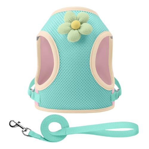 Weqizuerqi Hundegeschirr Weste | Reflektierendes Hundegeschirr,Atmungsaktive Cartoon Welpen-Ausrüstung Für Outdoor Spaziergänge Training Reisen Nachtwanderungen Park Täglicher Gebrauch von Weqizuerqi