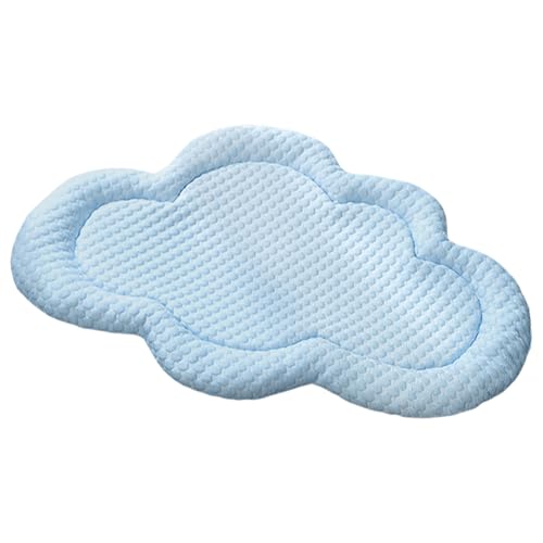 Weqizuerqi Kühlendes Hundebett – Wolkenförmige Kühlmatte für Hunde mit Eisgefühl – tragbares Haustierhauszubehör, weiche Schlafhütte für drinnen und draußen Weqizuerqi Kühlendes Hundebett – Wolkenförmige Kühlmatte für Hunde mit Eisgefühl – tragbares Haustierhauszubehör, weiche Schlafhütte für drinnen und draußen von Weqizuerqi