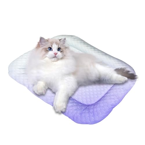 Weqizuerqi Kühlmatte für Hunde, Eisseide, Hundebett-Matte, Wärmeableitung, Haustier-Schlafzubehör für Käfig, Boden, Sofa, Innenraum, Zuhause, Außenbereich Weqizuerqi Kühlmatte für Hunde, Eisseide, Hundebett-Matte, Wärmeableitung, Haustier-Schlafzubehör für Käfig, Boden, Sofa, Innenraum, Zuhause, Außenbereich von Weqizuerqi