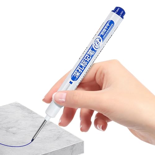 Weqizuerqi Long Tip Marker Wasserdichter Konstruktionsstift Multifunktionale Tieflochmarker Stifte, Lange Spitze Marker für Badezimmer Holzbearbeitung Dekoration Weqizuerqi Long Tip Marker Wasserdichter Konstruktionsstift Multifunktionale Tieflochmarker Stifte, Lange Spitze Marker für Badezimmer Holzbearbeitung Dekoration von Weqizuerqi