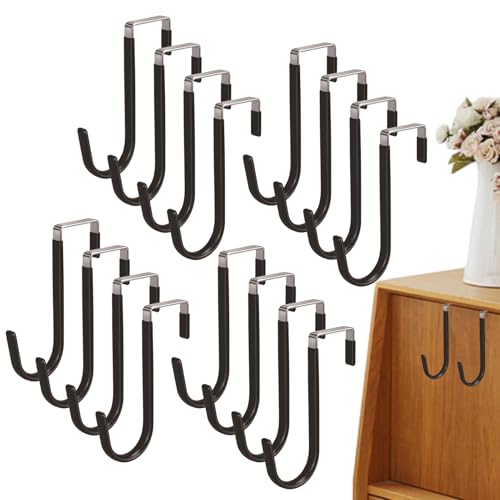 Weqizuerqi Over The Door Hooks,16-teiliger Überdruckorganizer - Ohne Bohren Entfernbarer Hakenrack | Girlande Wäscheraum Weqizuerqi Over The Door Hooks,16-teiliger Überdruckorganizer - Ohne Bohren Entfernbarer Hakenrack | Girlande Wäscheraum von Weqizuerqi