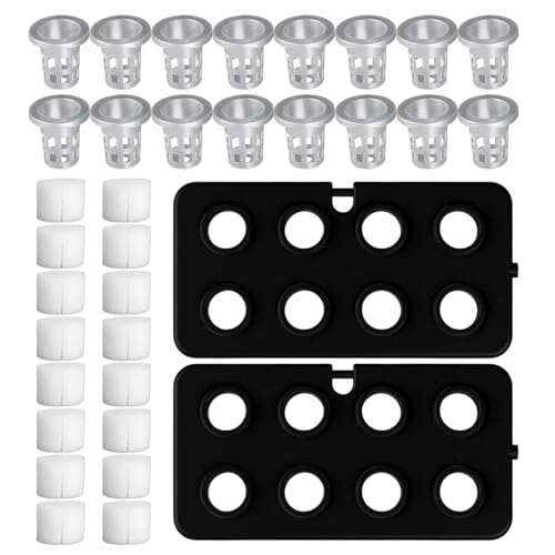 Weqizuerqi Pflanzenhalter für Aquarien, Saugnapf, schwimmender Aquarium-Pflanzenständer, mit , multifunktionaler Ständer, Aquarium-Dekoration zum Pflanzen von Hydrokulturen von Weqizuerqi