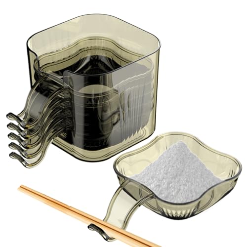 Weqizuerqi Sojasaucenschüssel - Servierplatte | Multifunktionale Kleine Schale Mit Halterung Für Essen Picknick Hausparty Mittagessen Buffet Outdoor Partys von Weqizuerqi