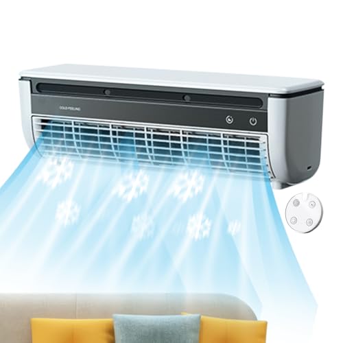 Weqizuerqi Ventilator Mit Klimaanlage | Tragbarer KlimaLüfter,Raumkühler Mit Drahtlosem Laden Dreifach Geschwindigkeit Für Zuhause Küche Camping von Weqizuerqi