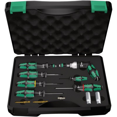 7443/12 Montageset für Reifendruckkontrollsysteme, 12-teilig von Wera