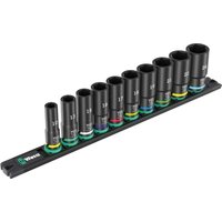 9660 Nuss-Magnetleiste b Impaktor Deep 1 Steckschlüsseleinsatz-Satz, 3 - Wera von Wera