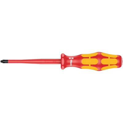 Kreuzschlitzschraubendreher PH 162 iSS VDE KF ergonomisch geformt PH1x80mm von Wera