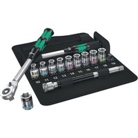 WERA Steckschlüsselsatz 8006 SC 1 14-tlg.1/2 Zoll SW 10-19mm Z.72 6KT von Wera