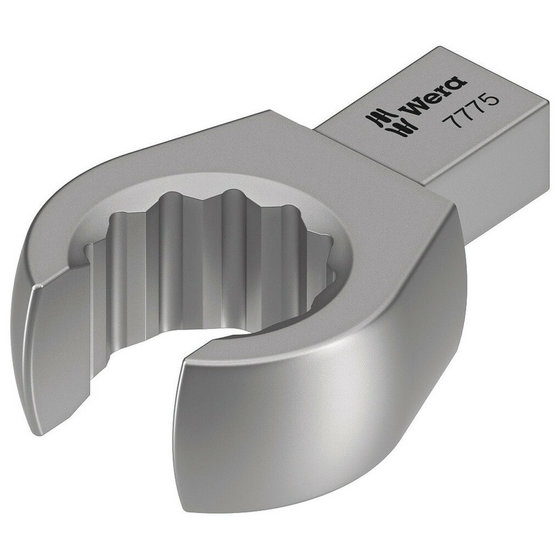 Wera® - Einsteck-Ringschlüssel offen 7775 Außenvierkant 9 x 12mm SW 19mm von Wera