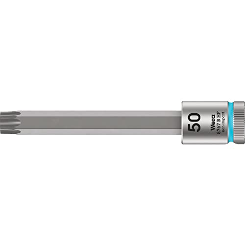 Wera 05003073001 8767 B HF TORX Zyklop Bitnuss mit Haltefunktion, TX 50 x 100.5 mm von Wera