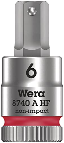 Wera 05003337001 8740 A HF Zyklop Bitnuss mit 1/4"-Antrieb mit Haltefunktion, 6.0 x 28 mm, Rot Wera 05003337001 8740 A HF Zyklop Bitnuss mit 1/4"-Antrieb mit Haltefunktion, 6.0 x 28 mm, Rot von Wera