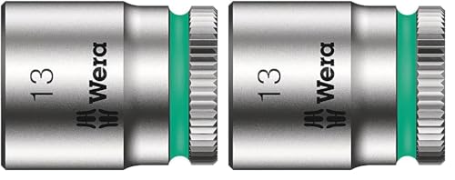 Wera 05003512001 Zyklop Steckschlüsseleinsatz 8790 HMA, mit 1/4"-Antrieb, 13.0 mm (Packung mit 2) von Wera