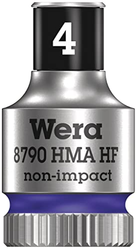 Wera 05003717001 8790 HMA HF Zyklop-Steckschlüsseleinsatz mit 1/4"-Antrieb mit Haltefunktion, 4.0 mm, Violett Wera 05003717001 8790 HMA HF Zyklop-Steckschlüsseleinsatz mit 1/4"-Antrieb mit Haltefunktion, 4.0 mm, Violett von Wera