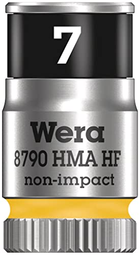 Wera 05003722001 8790 HMA HF Zyklop-Steckschlüsseleinsatz mit 1/4"-Antrieb mit Haltefunktion, 7.0 mm, Gelb Wera 05003722001 8790 HMA HF Zyklop-Steckschlüsseleinsatz mit 1/4"-Antrieb mit Haltefunktion, 7.0 mm, Gelb von Wera