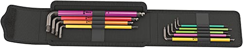 Wera 05004173001 Bicycle Set 4, Fahrrad Winkelschlüssel Satz, 9-teilig von Wera