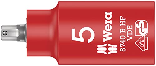 Wera 05004901001 8740 B VDE HF Bit Stecknuss 3/8", 5.0 mm von Wera