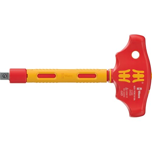 Wera 05005122001 410 i VDE B RA VDE-isolierter Quergriff-Adapterschraubendreher mit Ratschenfunktion für 3/8" Steckschlüsseleinsätze, 3/8" x 130 mm Wera 05005122001 410 i VDE B RA VDE-isolierter Quergriff-Adapterschraubendreher mit Ratschenfunktion für 3/8" Steckschlüsseleinsätze, 3/8" x 130 mm von Wera