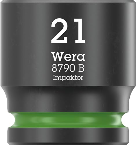 Wera 05005511001 8790 B Impaktor Steckschlüsseleinsatz mit 3/8"-Antrieb, 21 x 32 mm von Wera