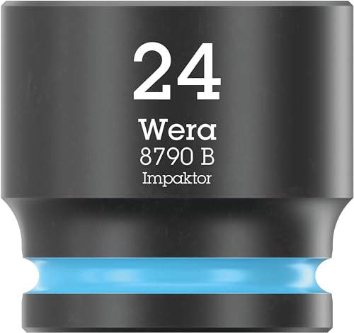Wera 05005513001 8790 B Impaktor Steckschlüsseleinsatz mit 3/8"-Antrieb, 24 x 32 mm von Wera