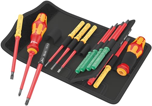 Wera 05006611001 Kraftform Kompakt VDE 17 Universal 1 Tool Finder, 17-teilig von Wera