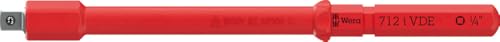 Wera 05006642001 Kraftform Kompakt A VDE 712 i Adapterklinge, isoliert, für 1/4" Steckschlüsseleinsätze, 1/4" x 154 mm von Wera