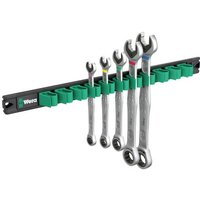 Wera 05020015001 9631 Magnetleiste 6000 Joker 2 Maul-Ringratschenschlüssel-Satz 5teilig 8 - 19mm von Wera