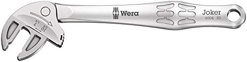 Wera 05020099001 6004 Joker XS Selbstjustierender Maulschlüssel, 7-10 mm (1/4"-3/8") Silber von Wera