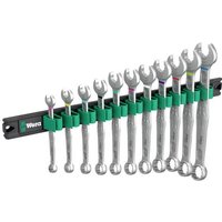 Wera 05020233001 9640 Magnetleiste 6003 Joker 1 Ring-Maulschlüssel-Satz 11teilig 8 - 19mm von Wera