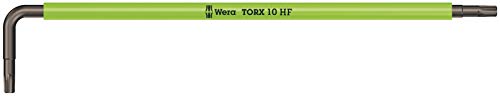 Wera 05024473001 967 SXL HF TORX Winkelschlüssel Mehrfarbig mit Haltefunktion, Lang, TX 10 von Wera