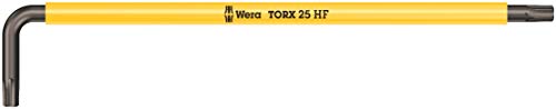 Wera 05024476001 967 SXL HF TORX Winkelschlüssel Mehrfarbig mit Haltefunktion, Lang, TX 25 von Wera