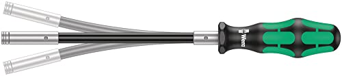 Wera 05028161001 393 S, Bit-Handhalter extra slim mit flexiblem Schaft, 1/4" x 173,5 mm von Wera