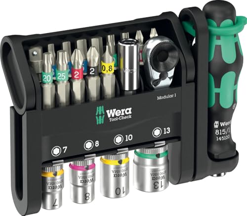 Wera 05049000001 Tool-Check Modular 1, 21-teilig von Wera