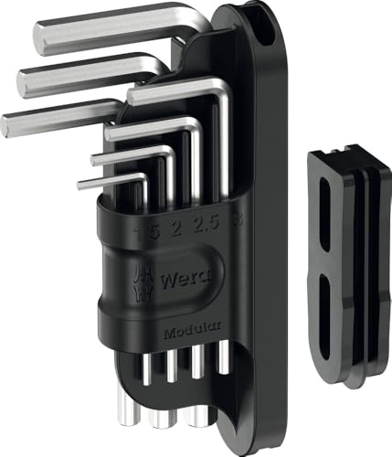 Wera 05049003001 Tool-Check Modular Winkelschlüssel Hex-Plus 1, 7-teilig von Wera