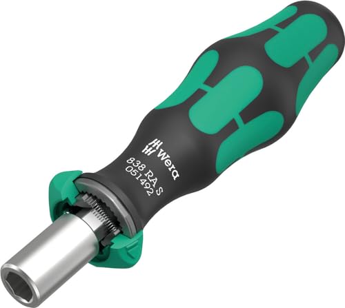 Wera 05051492001 838 RA S Bits-Handhalter mit Ratschenfunktion, 1/4", 1/4" x 102 mm von Wera