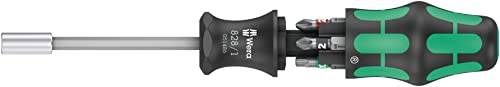 Wera - 05051510001 - Schraubendreher mit Bit Magazin, Kraftform Kompakt 27 Set 1, 7-teilig von Wera