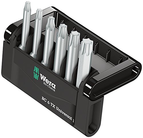 Wera Bit-Sortiment, Bit-Check 6 TX Universal 1, 6-teilig, 05056472001 von Wera