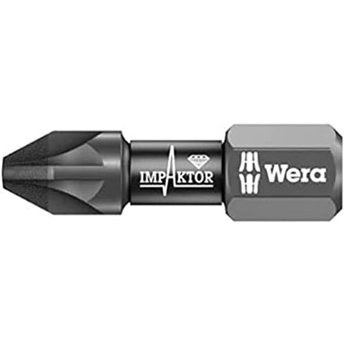 Wera Bit "Impaktor 855/1 IMP DC" PZ 2 x 25 mm, 1 Stück, 05057621001 von Wera