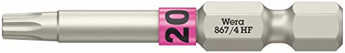 Wera - 05060508001 - Bit mit Haltefunktion, 867/4 TORX® HF, TX 20 x 50 mm von Wera