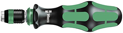 Wera 817 R SB Bits-Handhalter mit Rapidaptor Schnellwechselfutter, 1/4 Zoll x 133 mm, 05073541001 von Wera