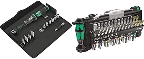 Wera 05130110001 Click-Torque A 6 Set 1 Drehmomentschlüssel-Satz & Bit-Sortiment, Tool-Check PLUS, 39-teilig, 05056490001 von Wera