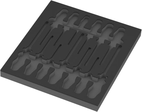 Wera 05137314001 9814 Schaumstoffeinlage Der Schraubmeißel Schraubendreher Set 1, ohne Werkzeug, 344 x 30 x 392 mm von Wera