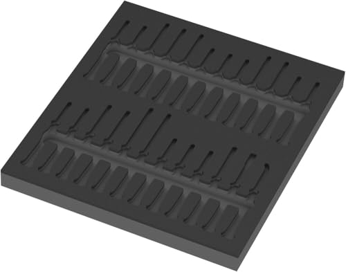 Wera 05137315001 9815 Schaumstoffeinlage Schraubendreher Kraftform Micro Set 1, ohne Werkzeug, 344 x 30 x 392 mm von Wera