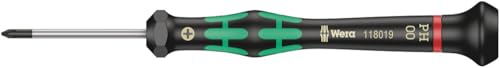 Wera 05118019001 2050 PH Elektronik-Kreuzschlitzschraubendreher, PH 00 x 40 mm, Ø 2.5 von Wera