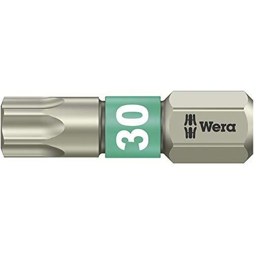 Wera 5071037001 3867/1 TS TORX Bits, Edelstahl TX 30x25 von Wera